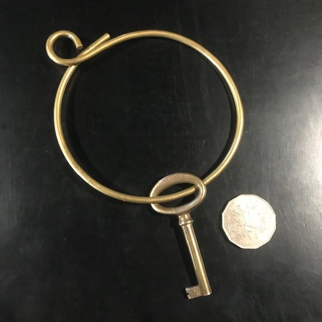 KEY SET, Brass Ring w 1 Key